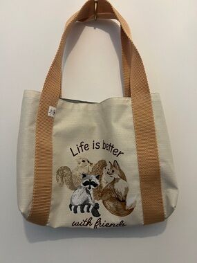 🌻-five-stitched by tina
Life Is Better With Friends small Tote